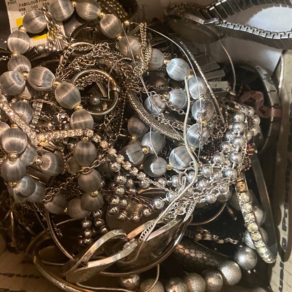 4+lbs Silver Jewelry For Harvest, Craft, Repurpose